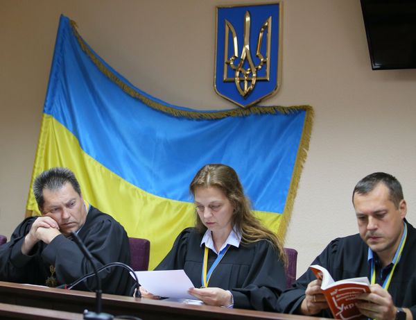 Заседание суда по делу журналиста К. Вышинского Заседание суда по делу журналиста К. Вышинского