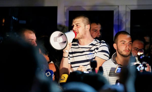 Акция против телеканала Рустави 2 в Тбилиси Акция против телеканала Рустави 2 в Тбилиси