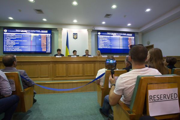 Подведение итогов выборов в Раду Украины