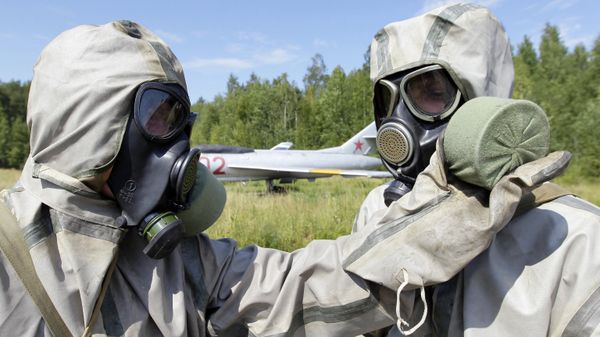 Учения войск радиационной, химической и биологической защиты