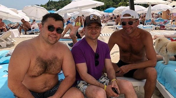 Зеленский и Богдан на пляже в Одессе