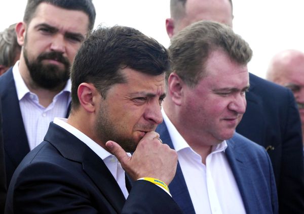 Президент Украины В. Зеленский посетил Черкассы