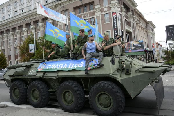 День ВДВ в Донецке