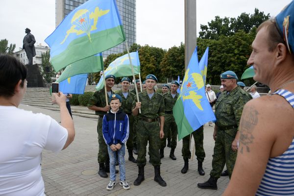 День ВДВ в Донецке