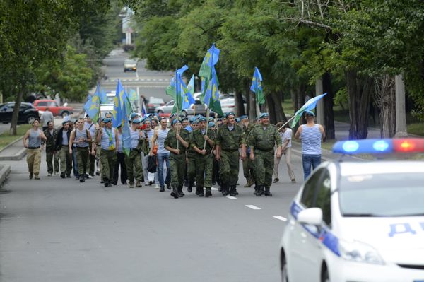 День ВДВ в Донецке