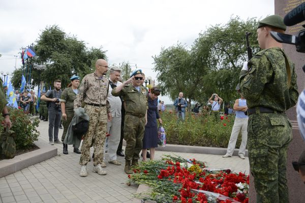 День ВДВ в Донецке