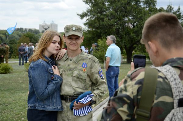 День ВДВ в Донецке