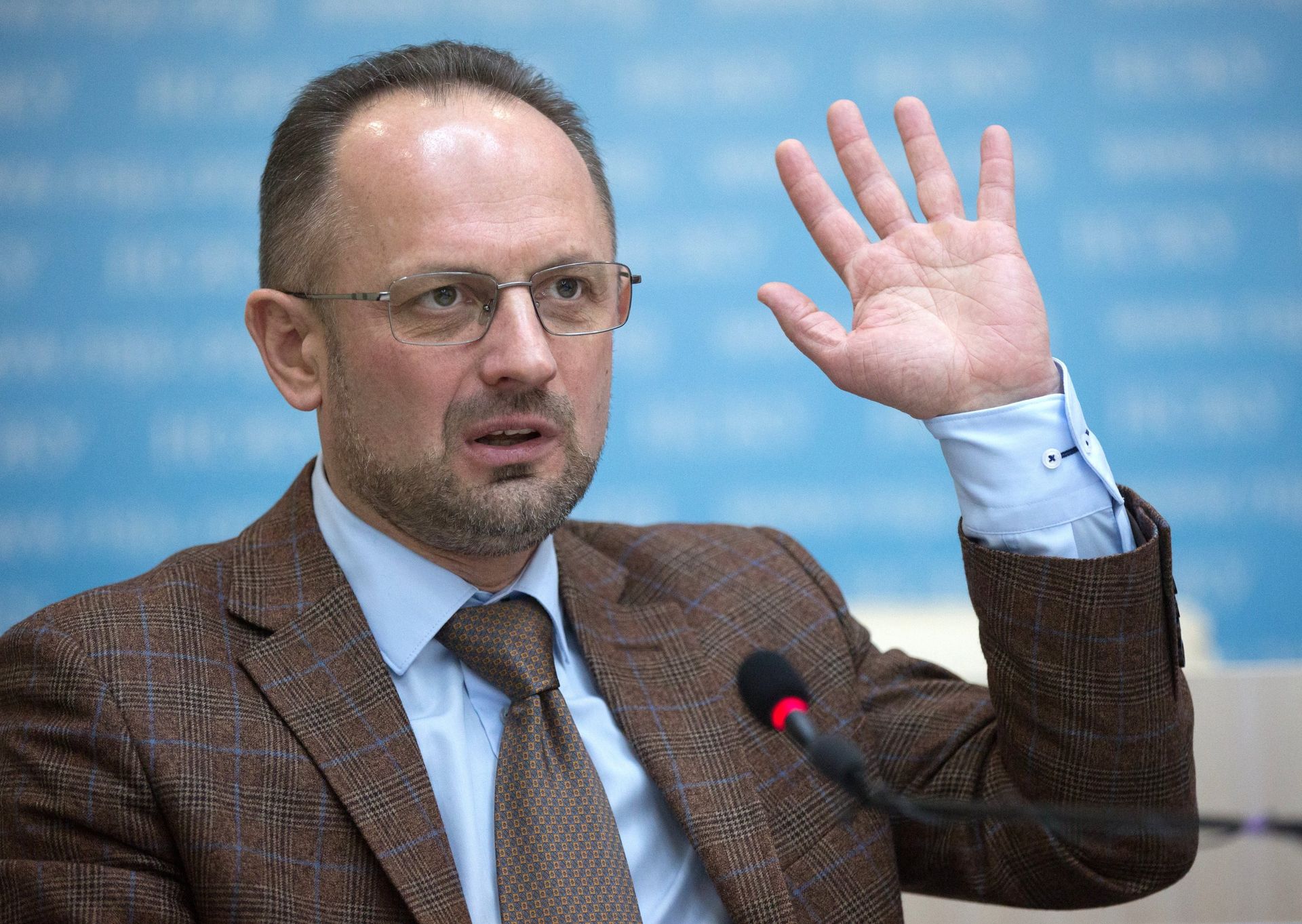 Пресс-конференция кандидата в президенты Украины Р. Бессмертного - РИА Новости, 1920, 15.02.2021