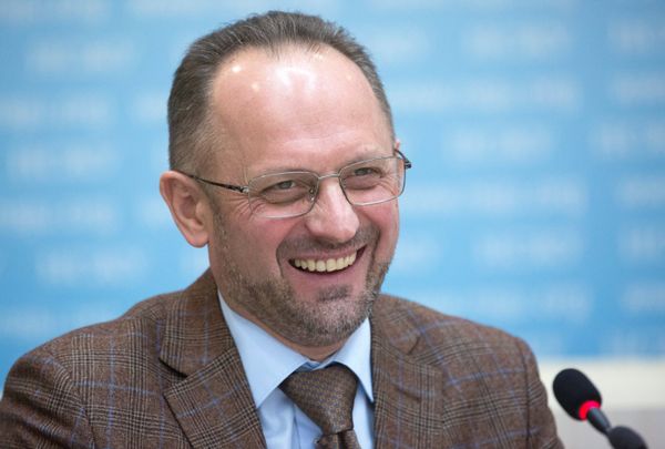 Пресс-конференция кандидата в президенты Украины Р. Бессмертного