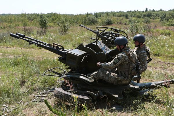 Учения пограничников во Львовской области
