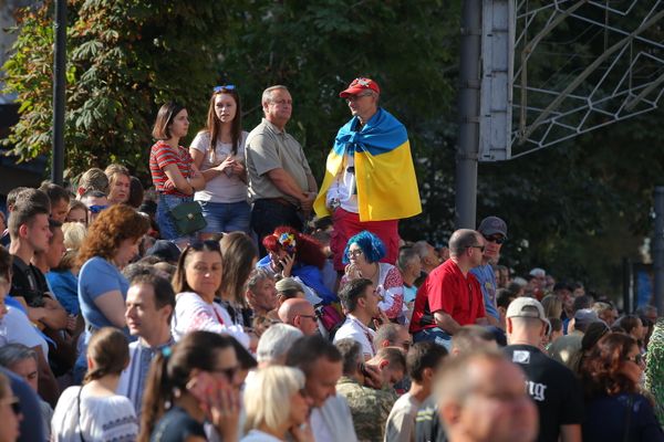Военный парад в Киеве ко Дню независимости Украины