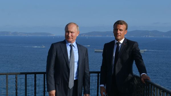 Рабочий визит президента РФ В. Путина во Францию