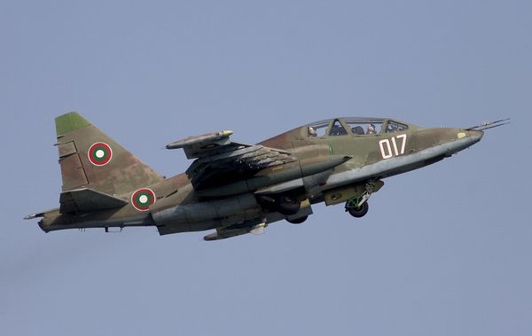 Су-25УБК ВВС Болгарии Су-25УБК ВВС Болгарии
