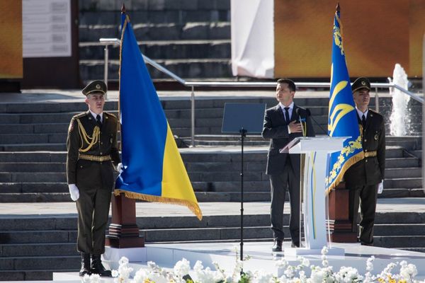 Зеленский день независимости флаг киев Зеленский день независимости флаг киев