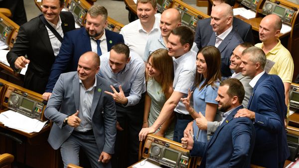 Заседание Верховной рады Украины