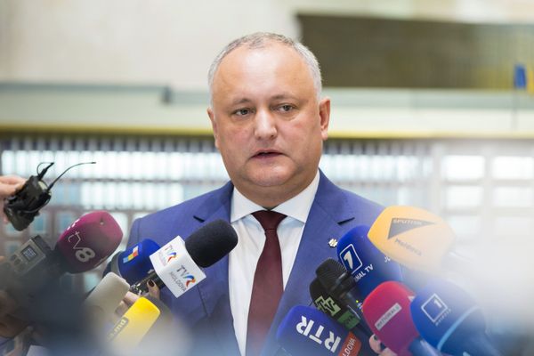 Заседание кабинета министров и парламента в Молдавии