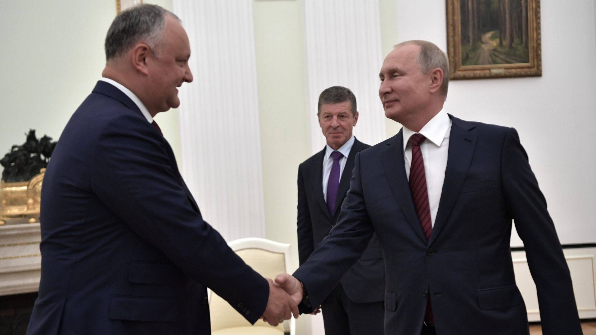 Президент РФ В. Путин встретился с президентом Молдавии И. Додоном - РИА Новости, 1920, 11.09.2019
