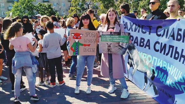 Животные марш защита животных зоозащитники
