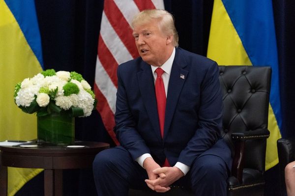 Трамп флаг украины сша