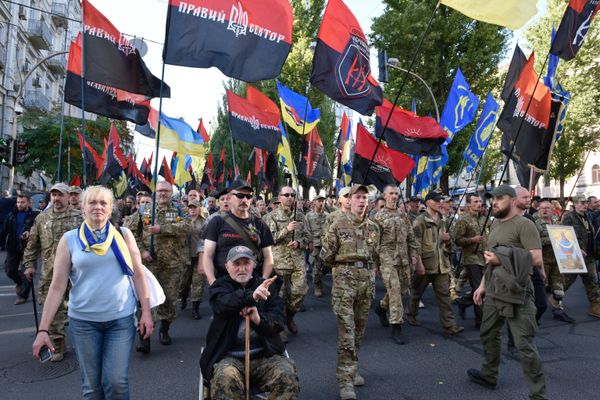 Марш националистов на Украине Марш националистов на Украине