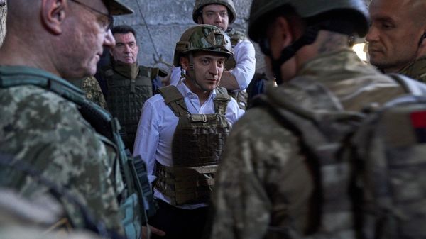 Зеленский зона АТО ООС ВСУ