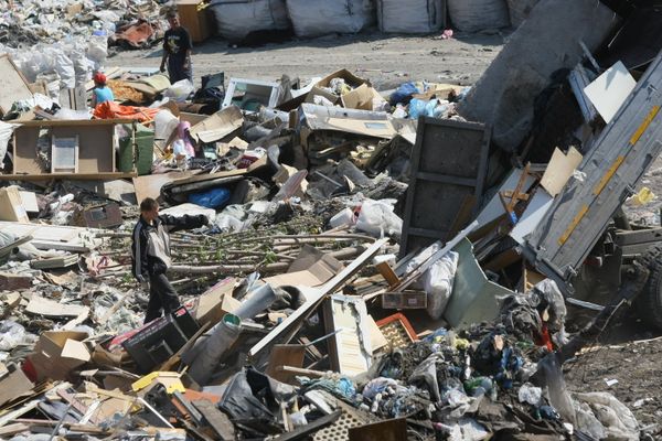 Полигон твердых бытовых отходов под Новосибирском