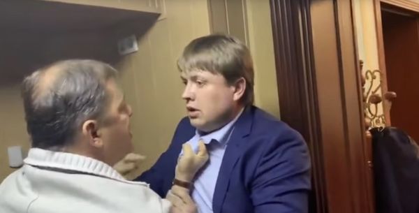 Ляшко Герус драка в аэропорту Борисполь