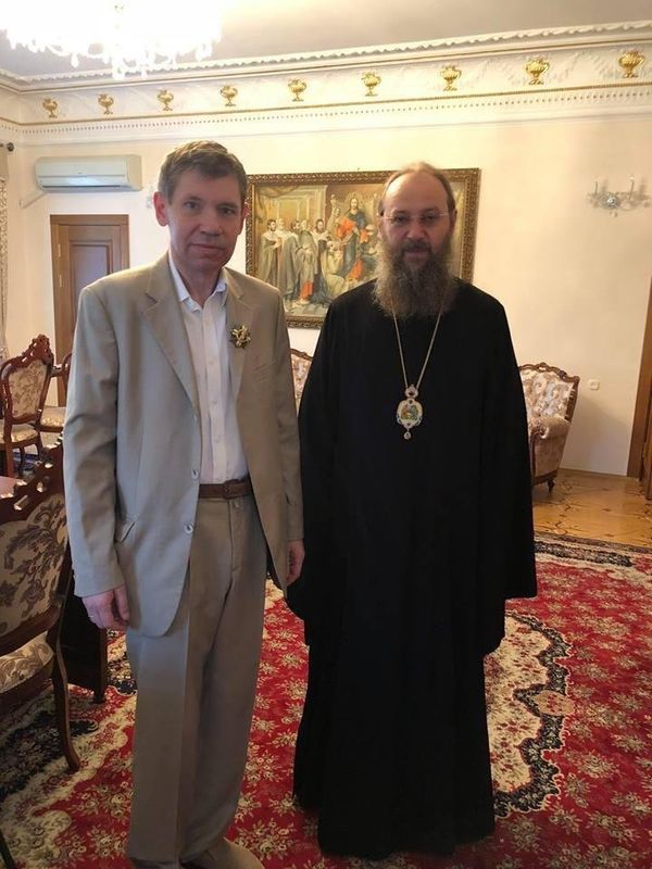 Юрий Решетников и митрополит УПЦ Антоний Юрий Решетников и митрополит УПЦ Антоний