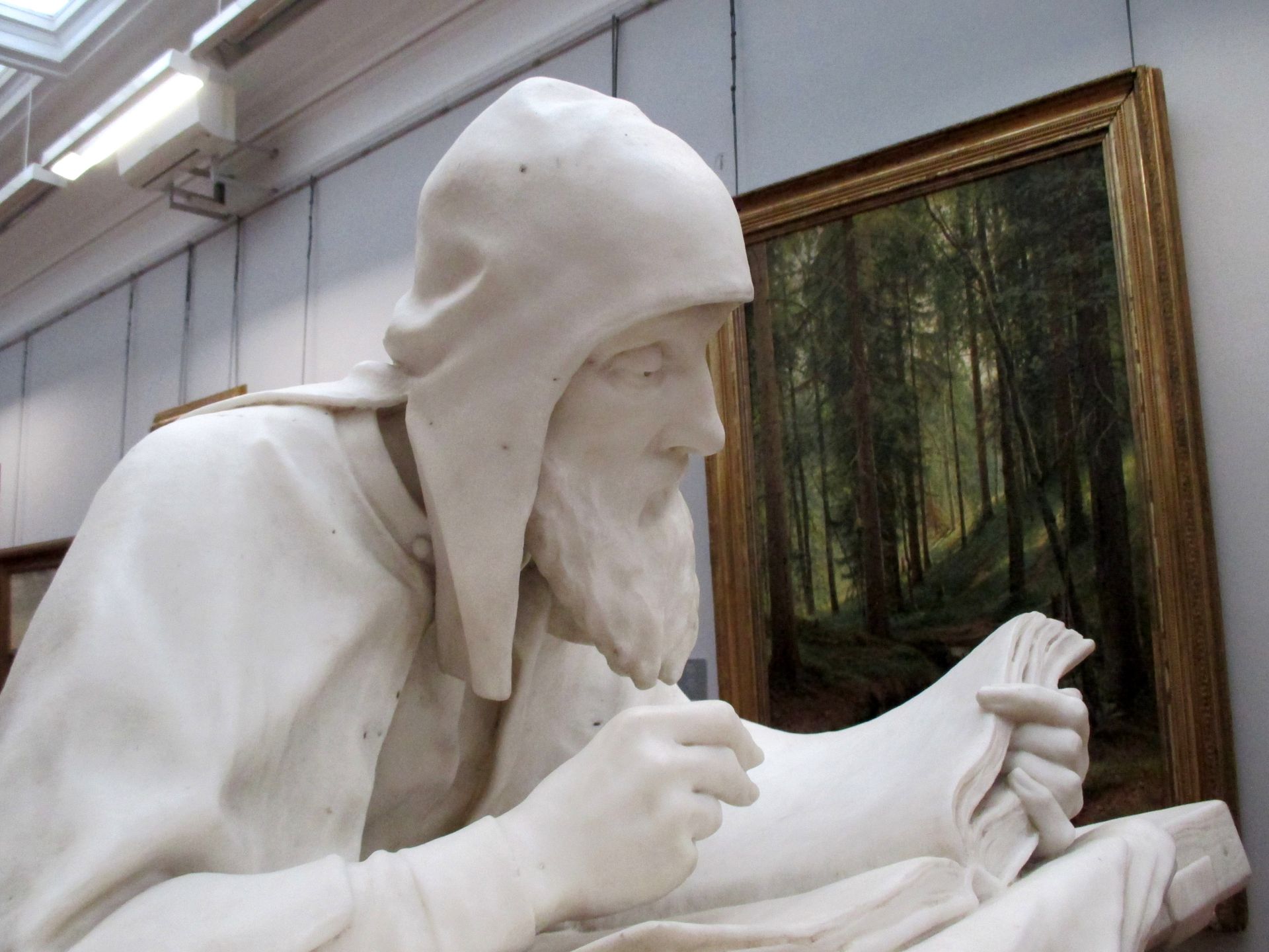 Марк Антокольский Нестор-летописец, 1892 год; Иван Шишкин Ручей в лесу, 1880 год; Киевский музей русского искусства Марк Антокольский Нестор-летописец, 1892 год; Иван Шишкин Ручей в лесу, 1880 год; Киевский музей русского искусства - РИА Новости, 1920, 09.09.2026