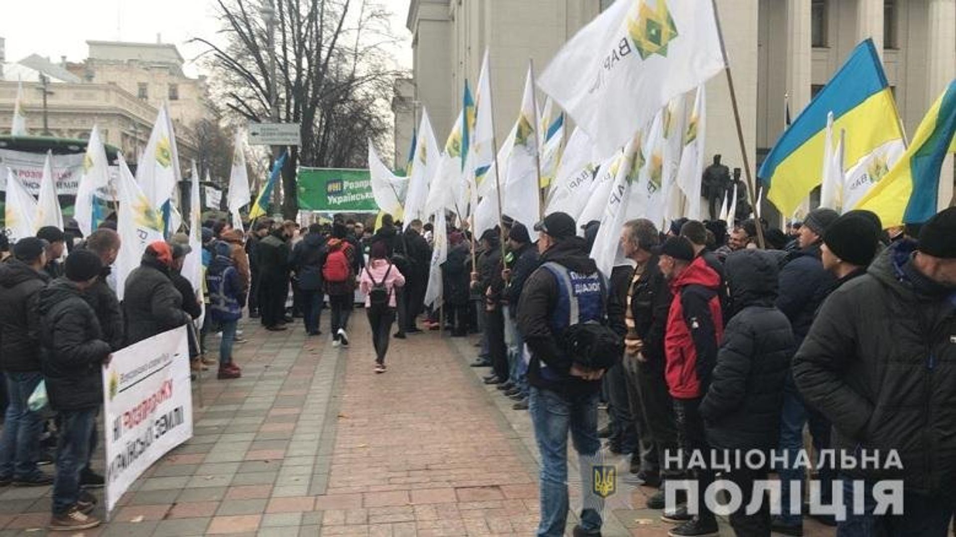Митинг акция протеста рынок земли Киев - РИА Новости, 1920, 06.12.2023