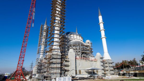 Строительство Соборной мечети в Симферополе