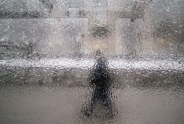 Последствия ледяного дождя в Москве