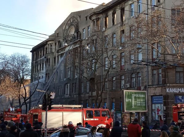 Пожар Одесса
