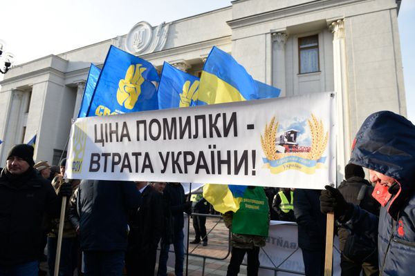 Акция в Киеве против земельной реформы