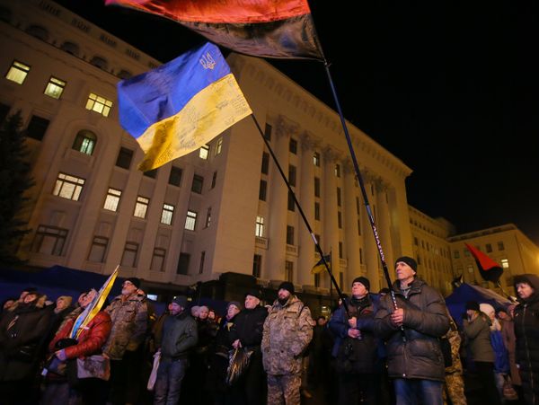 Акции протеста на Украине