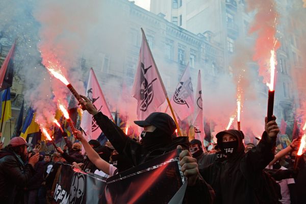 Акция националистов в Киеве
