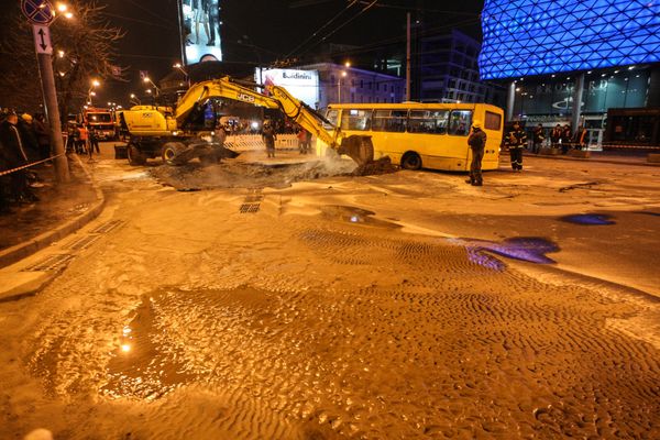 Ocean Plaza Киев кипяток потоп