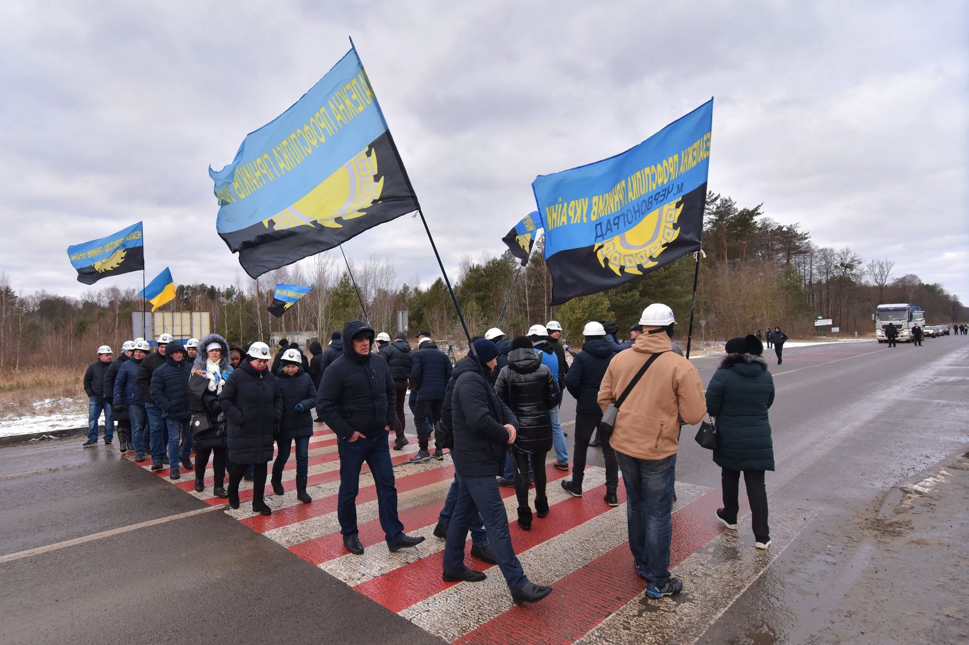 Акция протеста шахтеров во Львове - РИА Новости, 1920, 08.12.2021