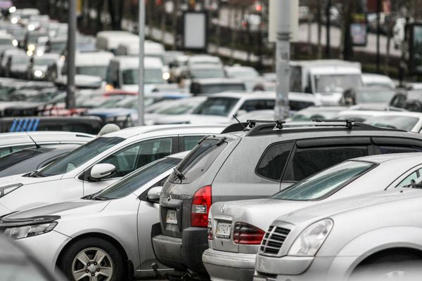 Киев машины пробки автомобиль