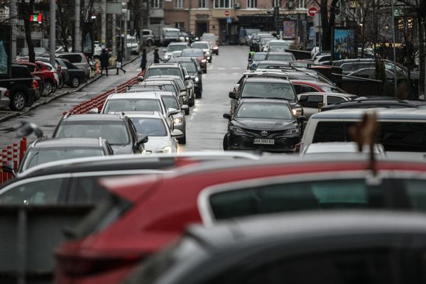 Киев машины пробки автомобиль