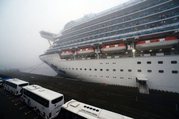 Круизный лайнер Diamond Princess прибыл в порт Владивостока