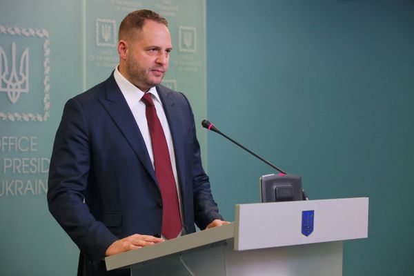 Брифинг нового главы офиса президента Украины А. Ермака
