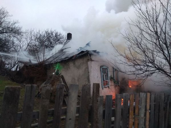ВСУ дом пожар обстрел