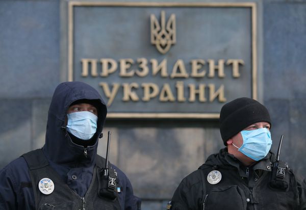 Марш националистов в День добровольца в Киеве Марш националистов в День добровольца в Киеве