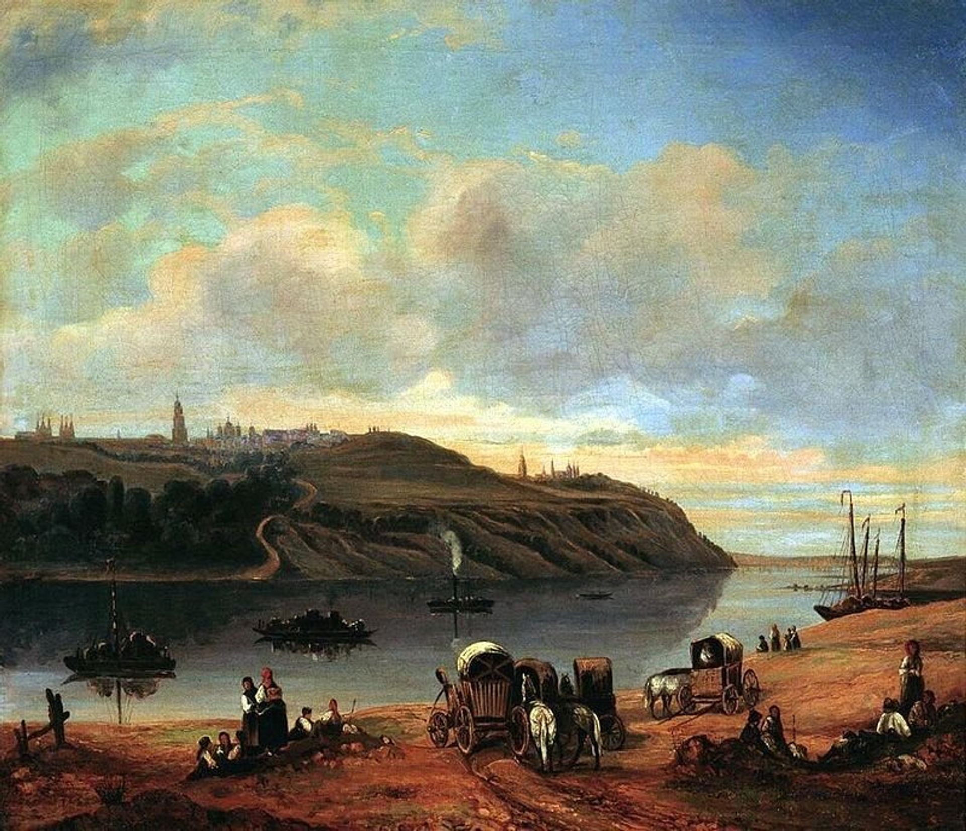 Киев, первая половина ΧΙΧ века  Сажин Вид на Киев - РИА Новости, 1920, 28.03.2020