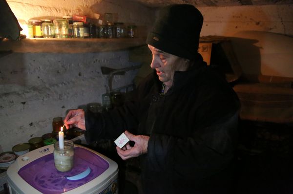 Последствия обстрела в Донецкой области