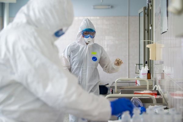 Открытие стационара по борьбе с коронавирусом на базе горбольницы №31