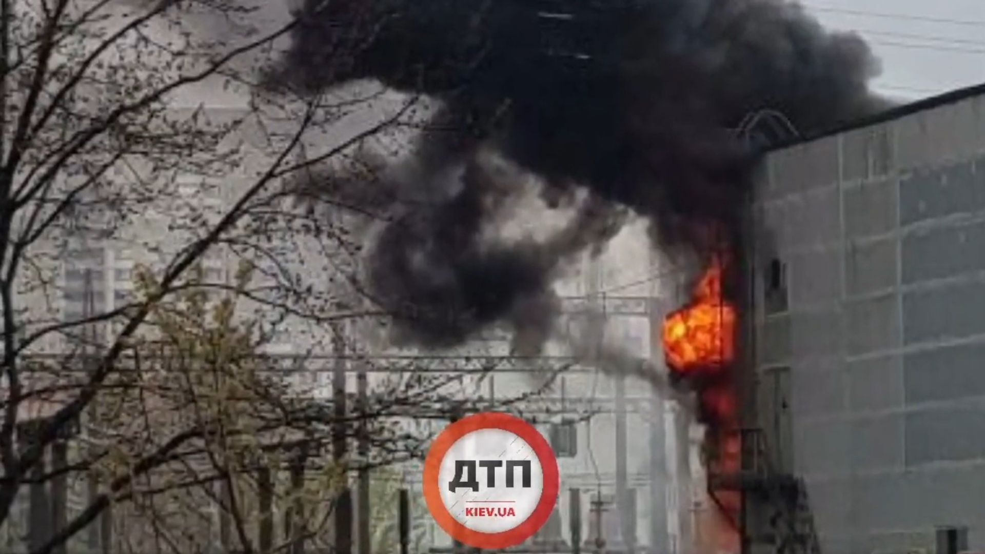Киев электростанция взрыв пожар Киев электростанция взрыв пожар - РИА Новости, 1920, 01.01.2023