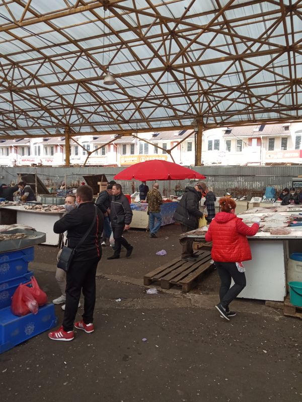 рынок Привоз перед Пасхой Одесса