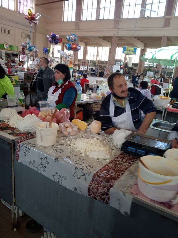 рынок Привоз перед Пасхой Одесса